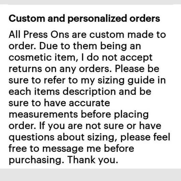 Designer Handmade XL Coffin Hard Gel Press On Nails - Picture 5 of 6